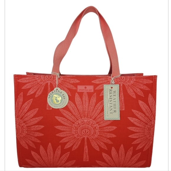 Spartina 449 Market Tote Palmetto Frond NEW - Picture 1 of 8